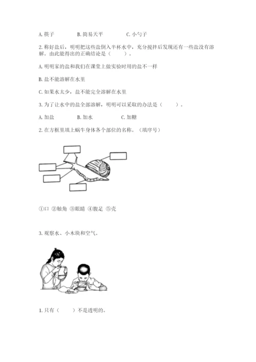 教科版一年级下册科学期末测试卷附参考答案（典型题）.docx