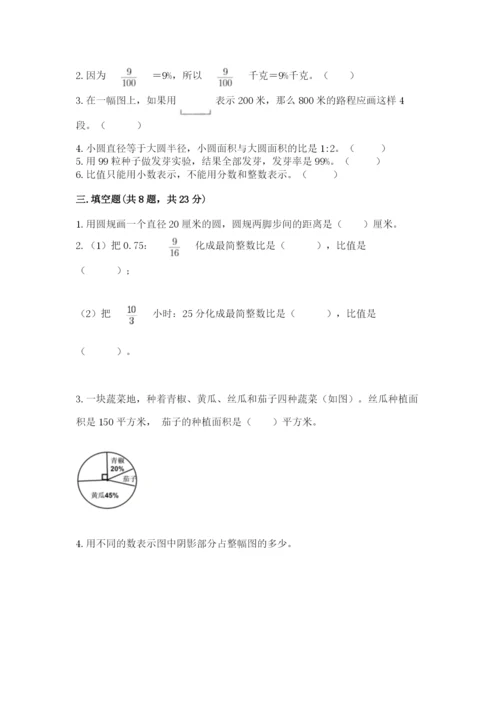 小学六年级数学上册期末卷附答案（培优b卷）.docx
