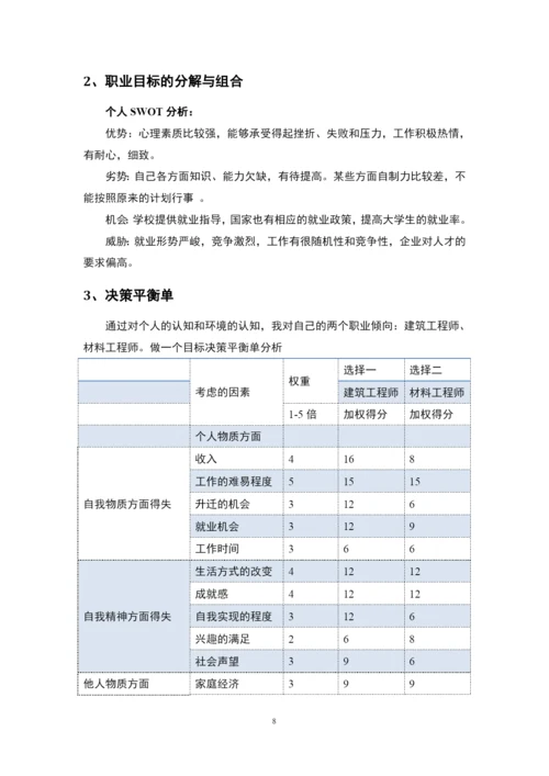 12页4900字建设工程管理专业职业生涯规划.docx