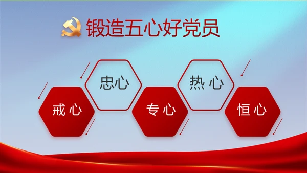 党建党支部工作专题动态PPT模板党课