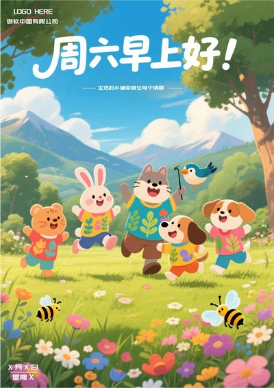 每日一签周六早上好问候(动物)