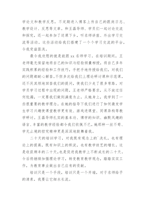 教师跟岗进修总结.docx