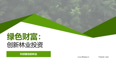 绿色财富：创新林业投资