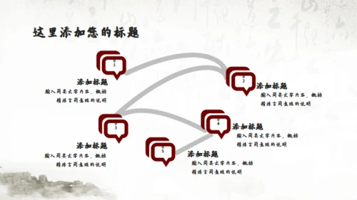 书法中国风国学文化通用PPT模板