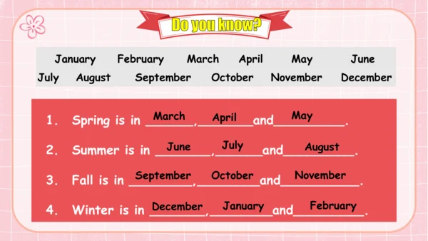 Unit 3 My school calendar 单词词组复习课件(共88张PPT)