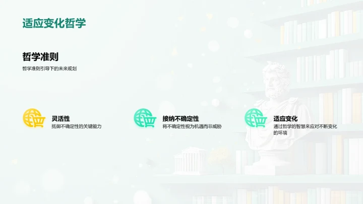 哲学引领未来规划PPT模板