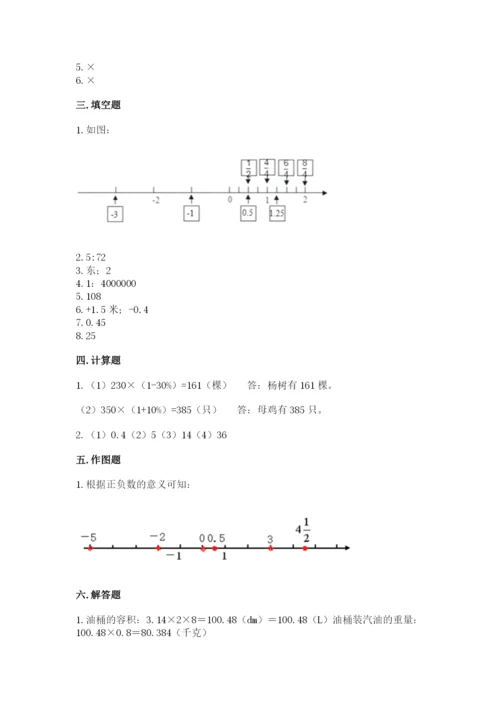 武威地区小升初数学测试卷及参考答案一套.docx