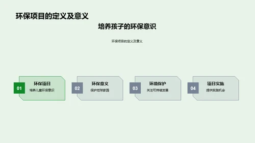 打造优秀环保项目