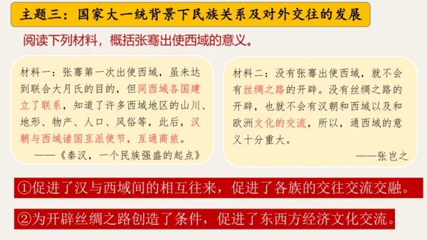 第三单元 秦汉时期：统一多民族封建国家的建立和巩固  单元复习课件