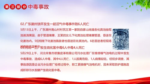 安全事故案例分析安全生产警示教育PPT课件