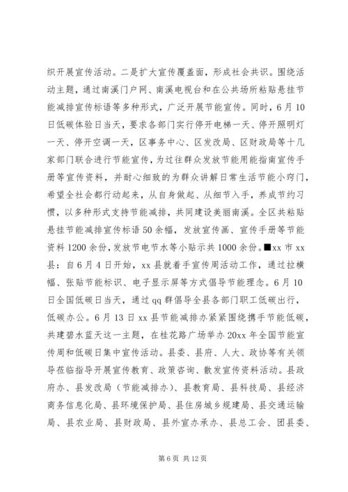 公共机构节能宣传周活动简报.docx