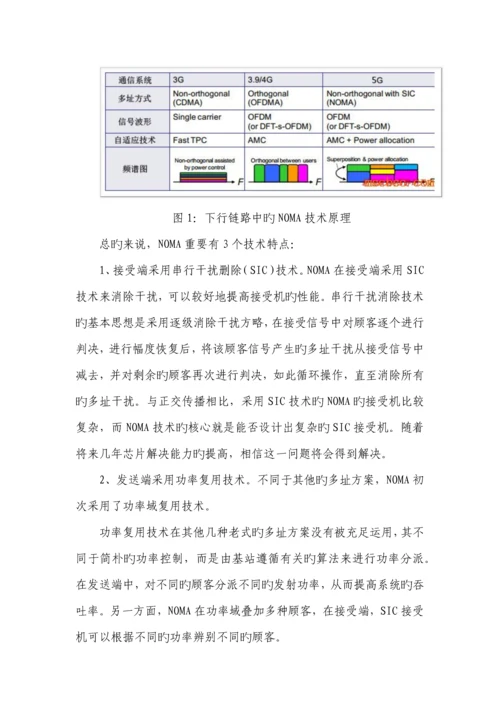 5G：非正交多址技术(NOMA)的性能优势.docx