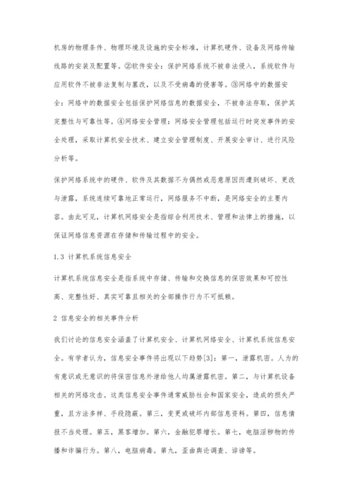 关注信息安全及保密教育加强学生行为防范意识.docx