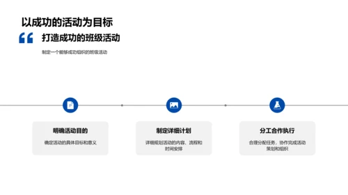 策划班级活动PPT模板