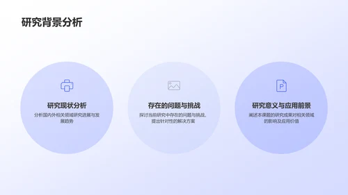 紫色现代开题报告PPT模板