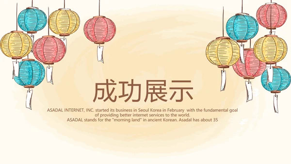 传统节日花灯动态PPT