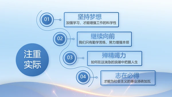 蓝色大气公安机关年终工作总结动态PPT