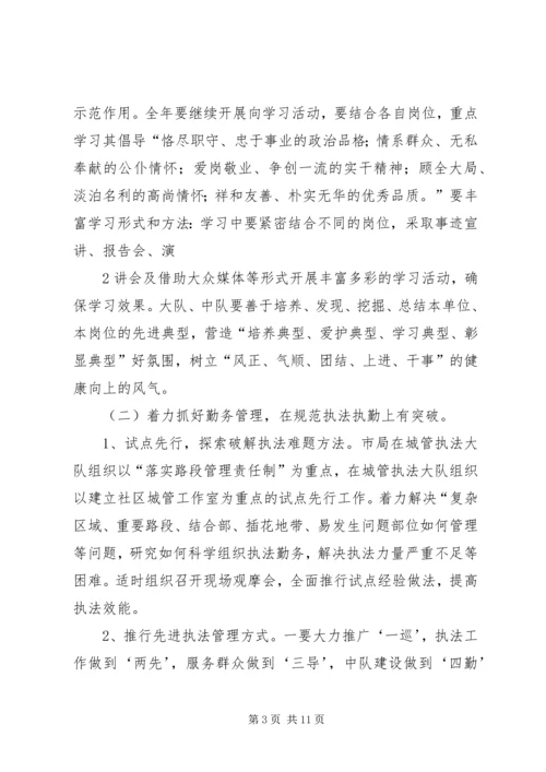 城管局执法队伍建设心得体会 (4).docx