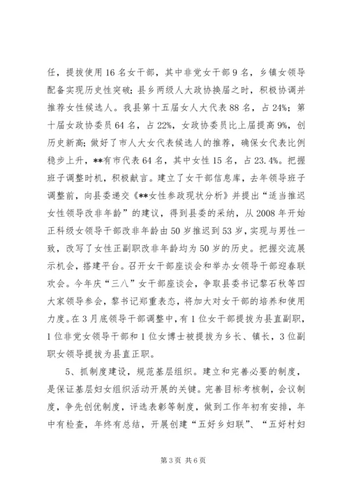 我县党建带妇建工作思路调研报告.docx