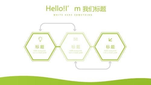 绿色公司产品介绍宣传通用PPT动态模板