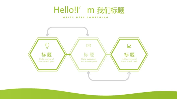绿色公司产品介绍宣传通用PPT动态模板