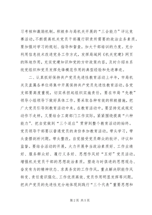市工商局机关党建工作要点 (2).docx