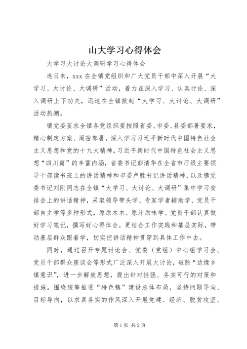山大学习心得体会.docx