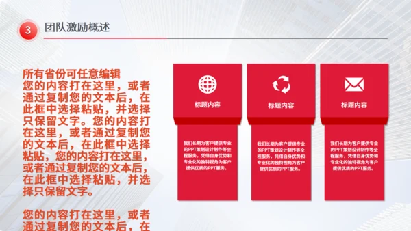 招商引资计划书红色通用PPT模板