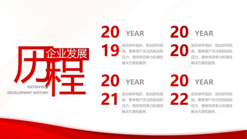 红色大气公司企业宣传简介介绍PPT动态模板