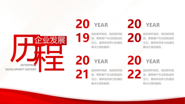 红色大气公司企业宣传简介介绍PPT动态模板
