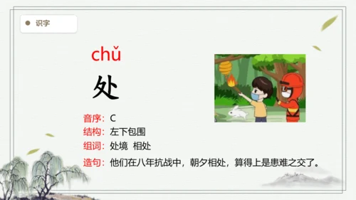 【2024秋季学期】11.一块奶酪  生字识记课件