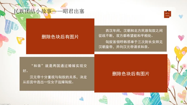 民族团结小故事昭君出塞主题班会PPT课件
