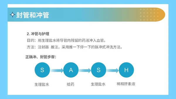 静脉留置针的护理课件蓝色简约医院护士浅静脉留置针的应用与维护医疗PPT模板
