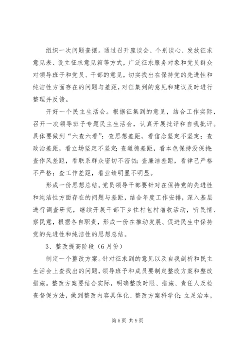 开展保持党的纯洁性主题教育活动实施意见 (2).docx