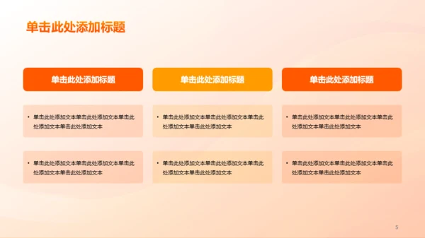 橙色渐变不忘初心学习教育PPT模板