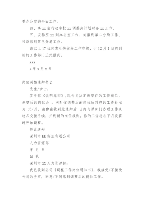 岗位调整通知书.docx