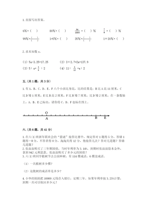 山东省济南市外国语学校小升初数学试卷含答案（模拟题）.docx