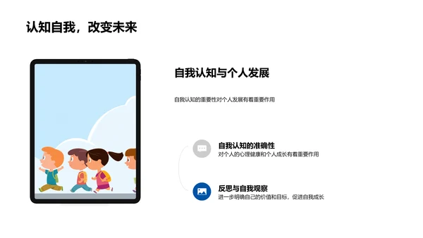 自我认知启动成长PPT模板