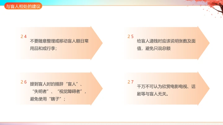 国际盲人节主题科普宣传PPT