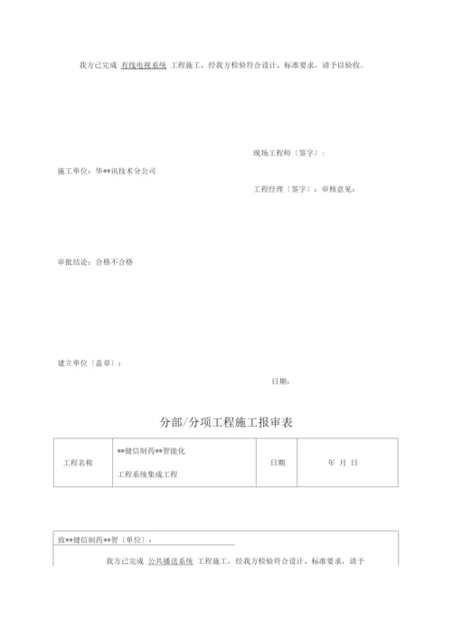 分部分项工程施工报告.docx