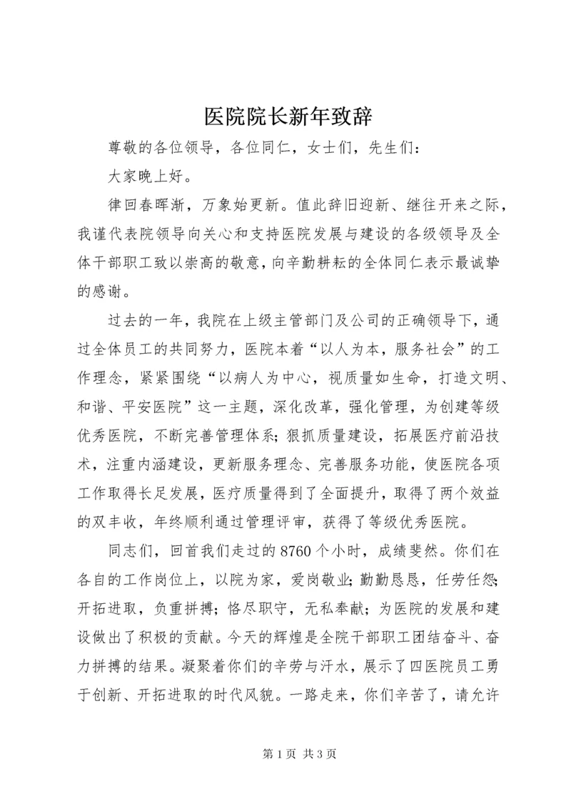 医院院长新年致辞.docx