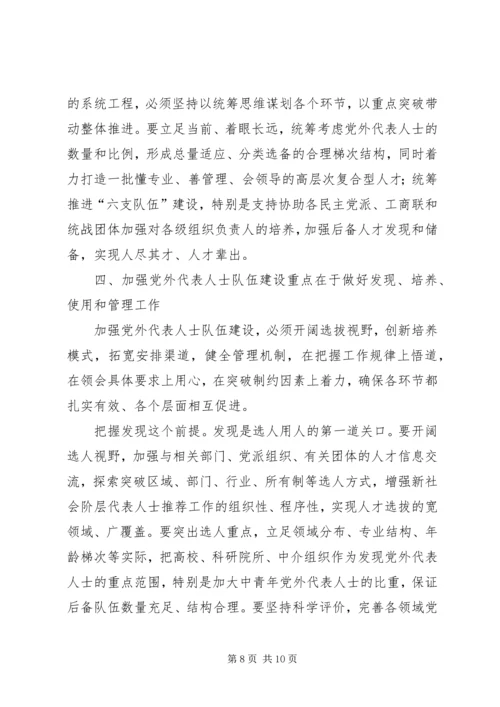 扎实推进党外代表人士队伍建设 (2).docx