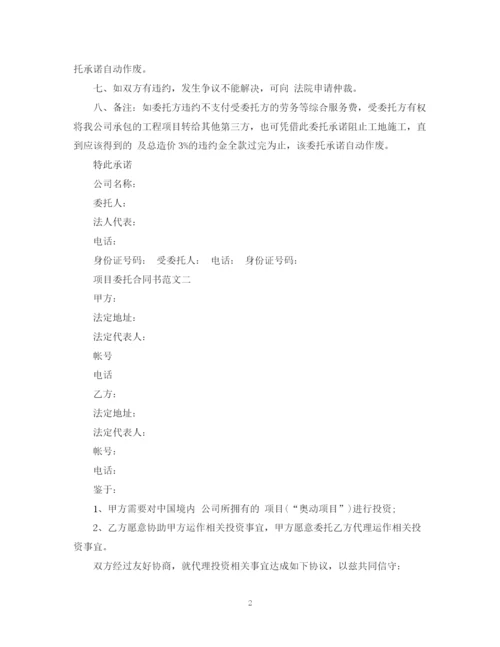 2023年项目委托合同书.docx