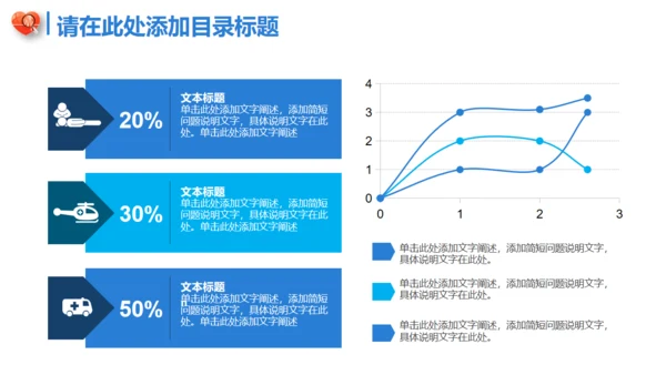 蓝色卡通医疗医学工作汇报通用PPT模板
