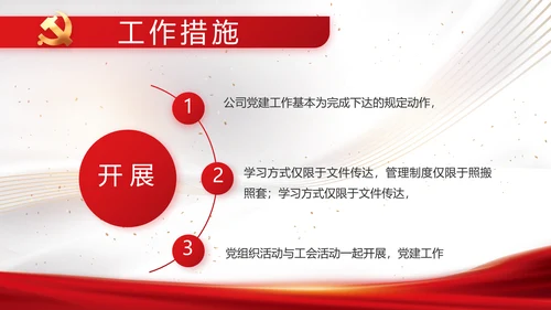 党建党支部年终工作总结汇报PPT党课