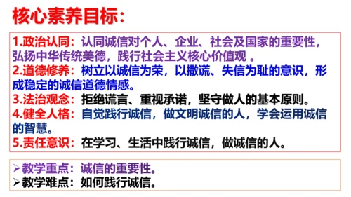 【新课标】4.3 诚实守信  课件（22张ppt）