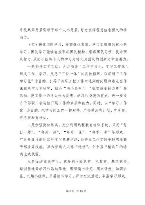 市国税局学习型机关建设规划.docx