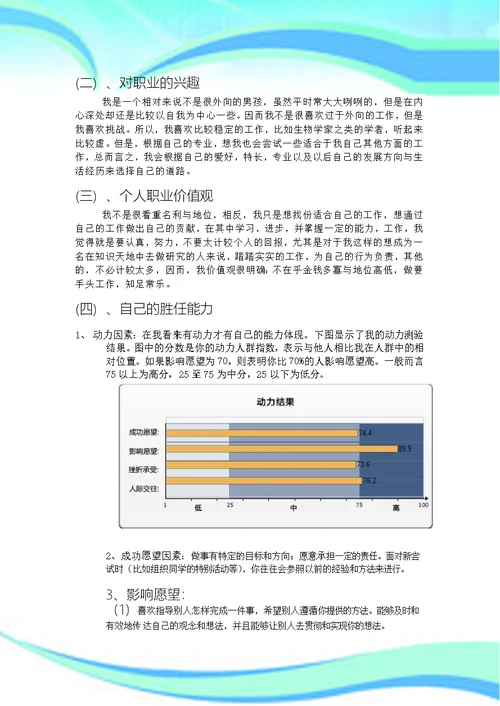 江西农业大学职业生涯规划课程作业