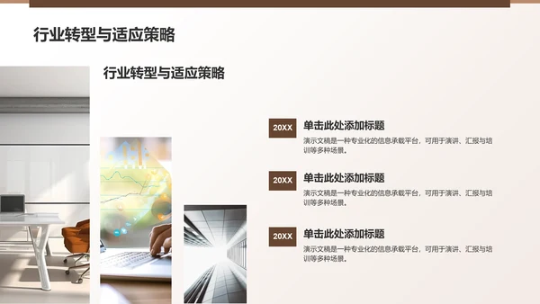 棕色3D风工作方向规划PPT