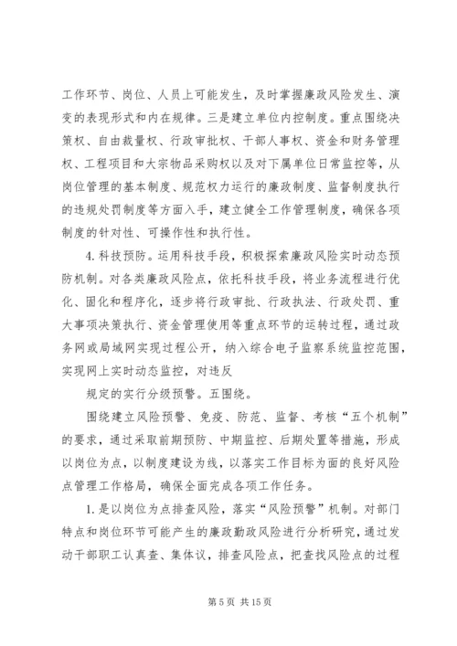 工商局党风廉政风险防范管理工作汇报 (2).docx